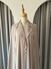 C 1384 - 04 Beige Coat Abaya