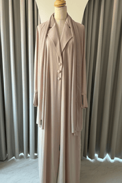 C 1384 - 04 Beige Coat Abaya