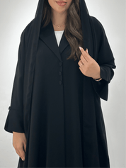 C 1384 Black Coat Abaya