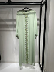 C 1417 - 02 Moss Floral Lace Abaya
