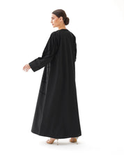 C 1477 Black Beaded Abaya