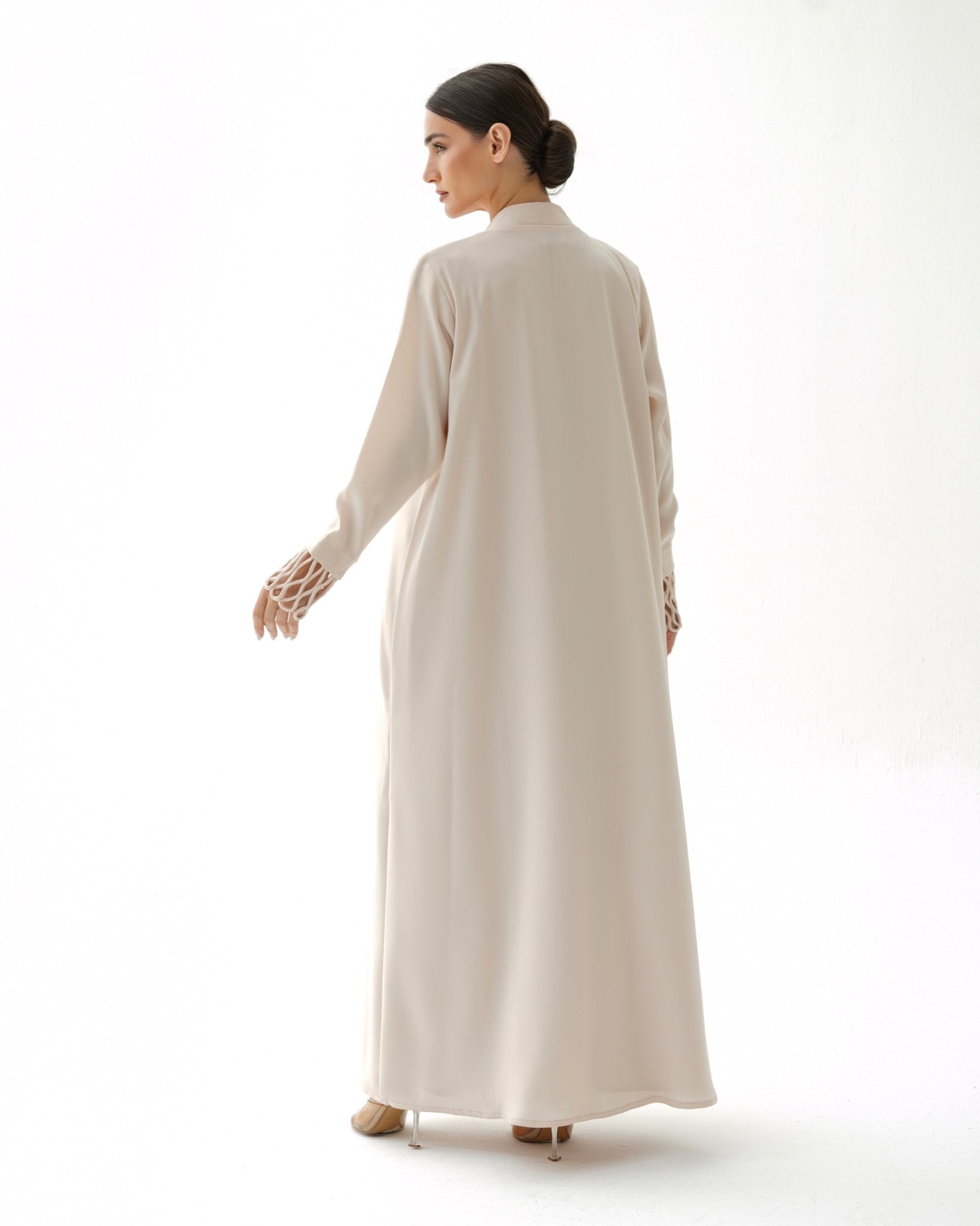 C 1479 Vanilla Cream Abaya