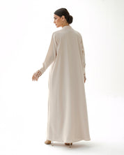 C 1479 Vanilla Cream Abaya