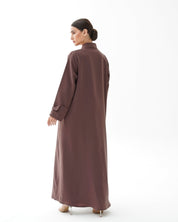 C 1480 Coral Pink Abaya