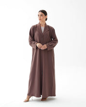 C 1480 Coral Pink Abaya