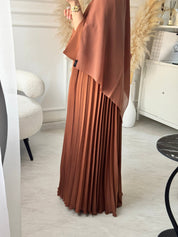 C 1517 - 01 Bronze Premium Nada Pleated Abaya