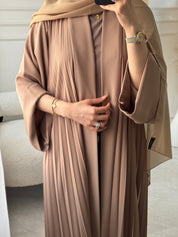 C 1517 - 05 Camel Premium Nada Pleated Abaya