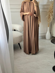 C 1517 - 05 Camel Premium Nada Pleated Abaya