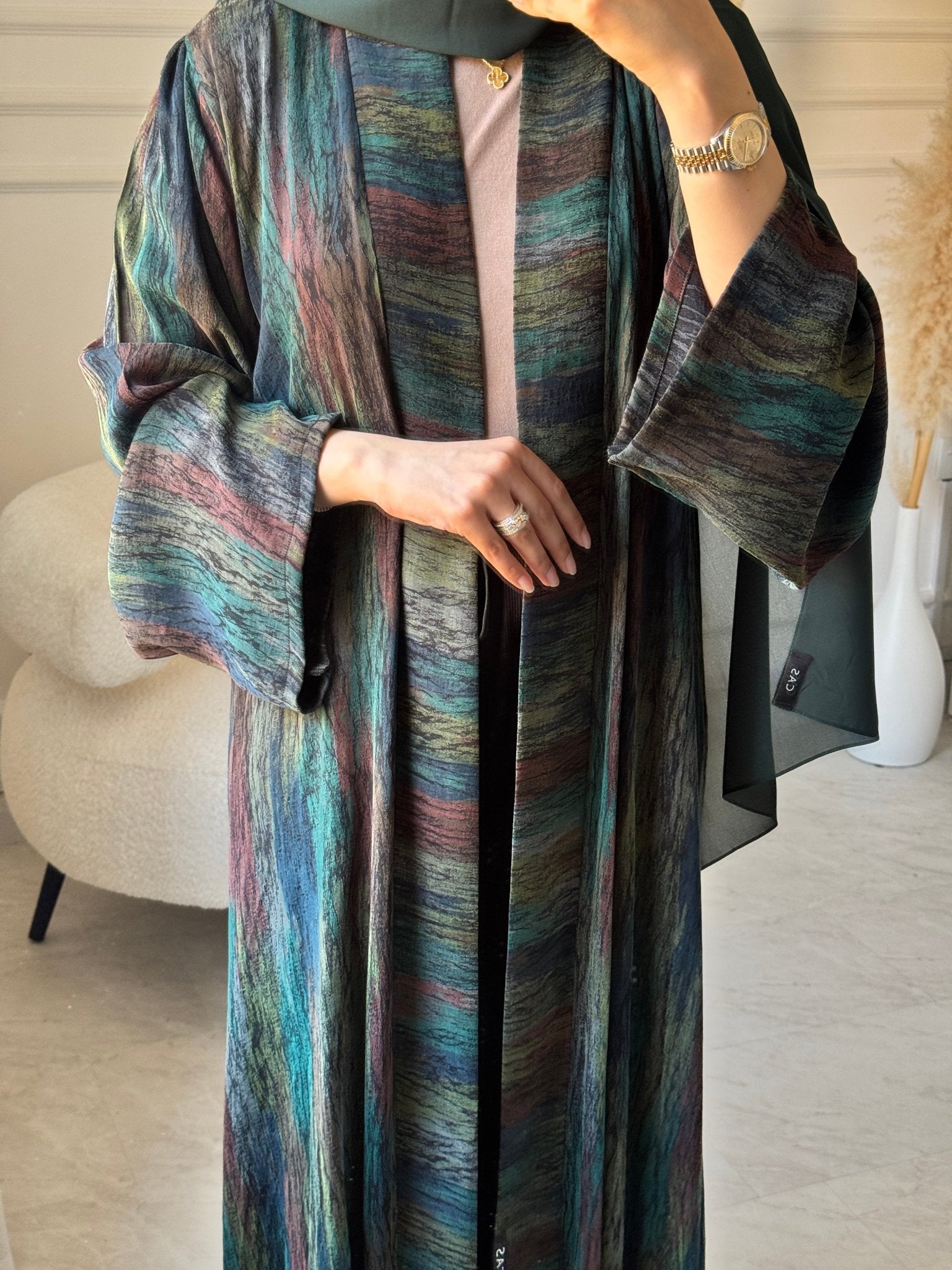 C 1518 - 02 Pine Green Abaya