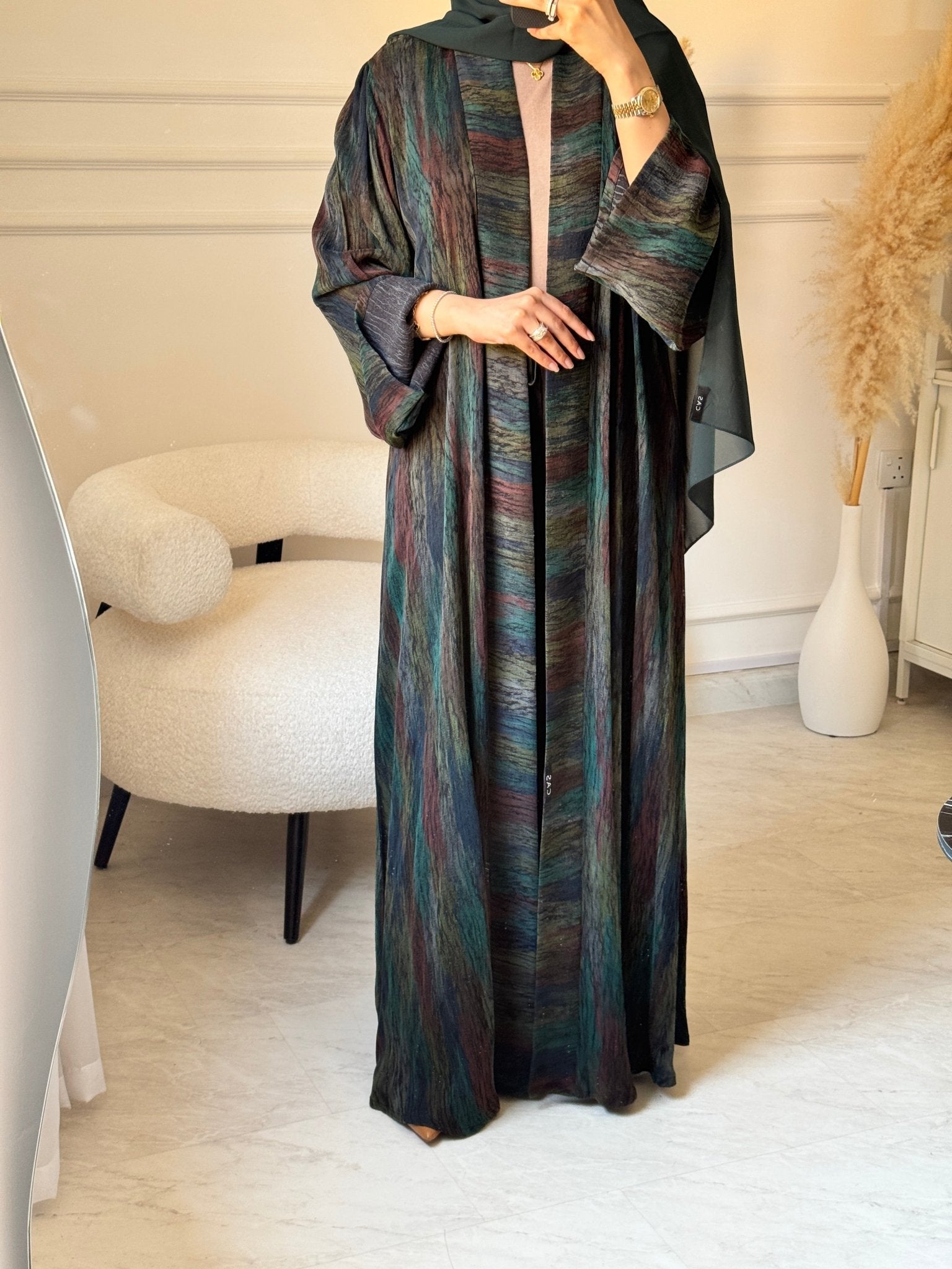 C 1518 - 02 Pine Green Abaya