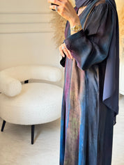 C 1518 - 07 Magenta Navy Abaya