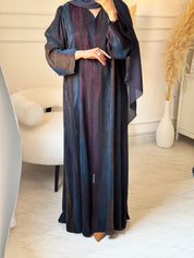 C 1518 - 07 Magenta Navy Abaya