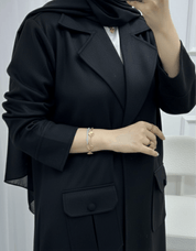 C 1538 - 03 Black Coat Abaya