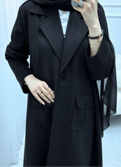 C 1538 - 03 Black Coat Abaya