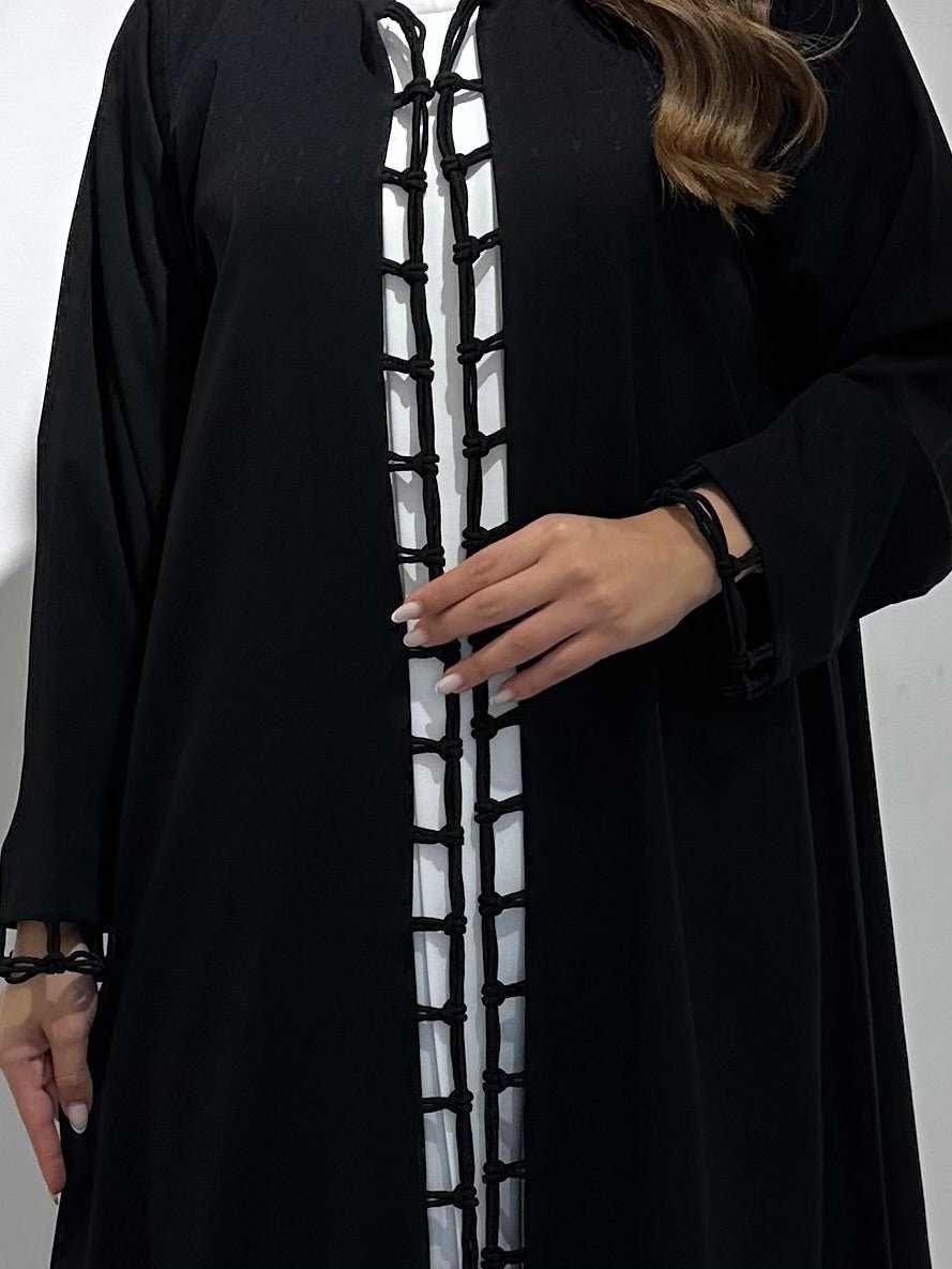C 1571 Black Abaya