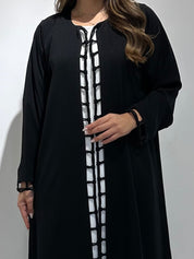 C 1571 Black Abaya