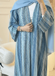 C 1600 Blue Wave Abaya