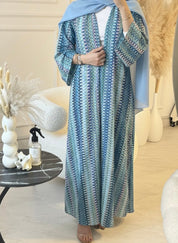 C 1600 Blue Wave Abaya