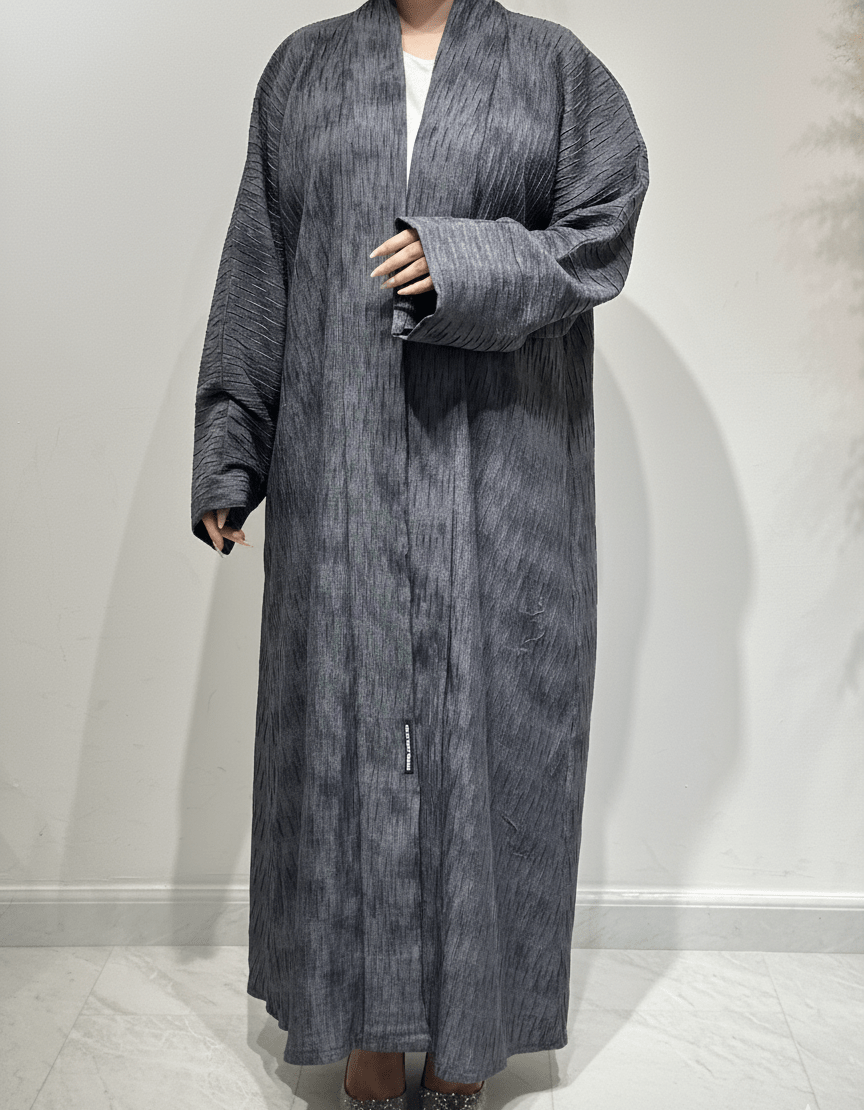 C 1606 - 02 Dark Grey Abaya