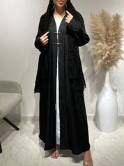C 1630 Black Abaya