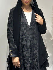 C 1639 Black Coat Abaya