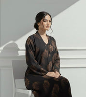 C 1655 Bronze Printed Abaya