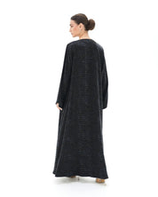 C 1695 Premium Charcoal Abaya