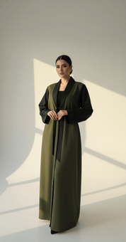 C 1757 Dark Olive Abaya