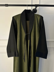 C 1757 Dark Olive Abaya