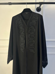 C 1779 Black Lace Abaya