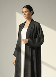 C 1781 - 02 Grey Printed Abaya