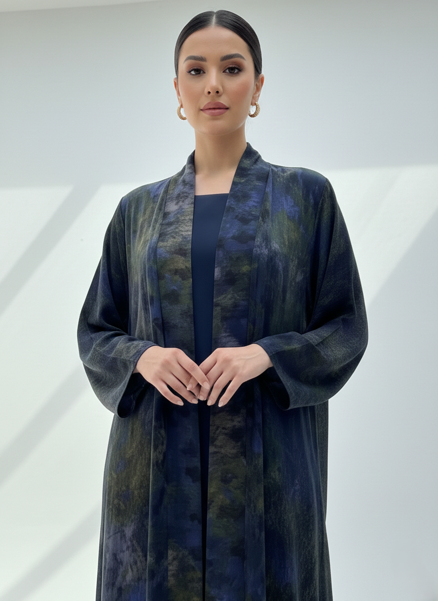 C 1903 Premium Cobalt Blue Abaya