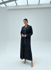 C 1904 Premium Navy Blue Abaya