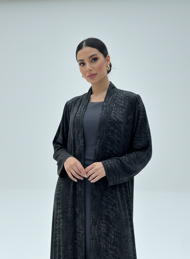 C 1904 Premium Navy Blue Abaya