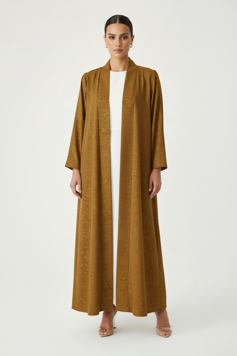 C 1911-02 Mustard Abaya