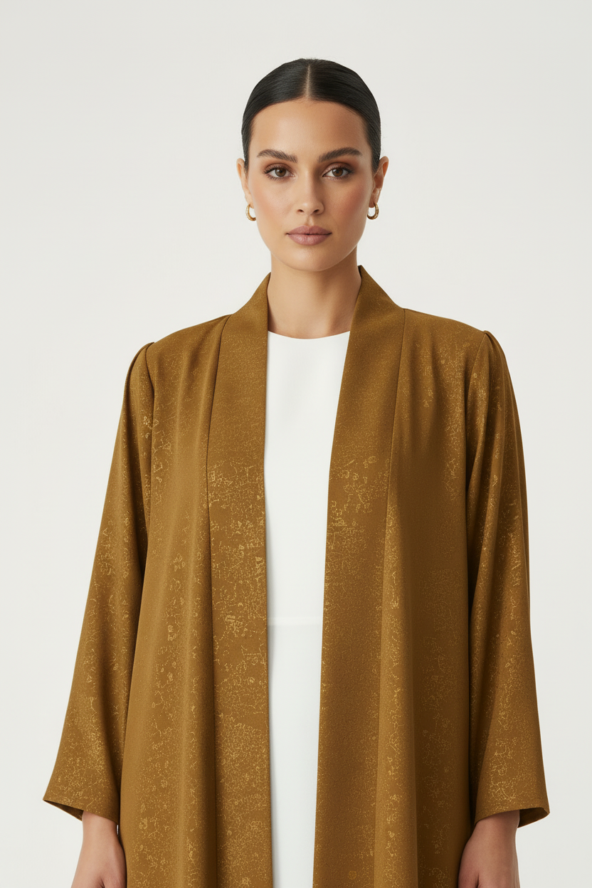 C 1911-02 Mustard Abaya