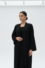 C 1915 Black Beaded Abaya