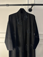 C 1916 Black Beaded Abaya