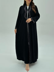 C 1934 Black Beaded Abaya
