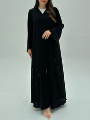 C 1938 Black Beaded Abaya