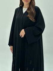 C 1938 Black Beaded Abaya