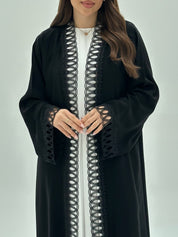 C 1945 Black Lace Abaya