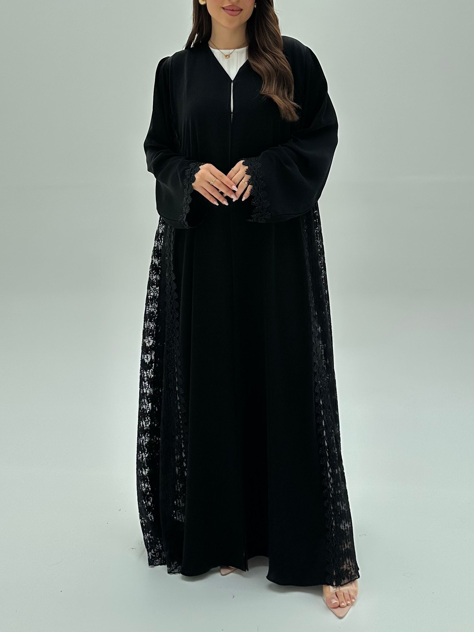 C 1951 Black Crystal Abaya