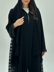 C 1951 Black Crystal Abaya