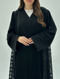 C 1951 Black Crystal Abaya - XS / 50