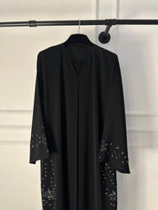 C 1960 Black Beaded Abaya