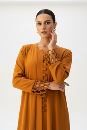 C 1964 Pumpkin Orange Abaya