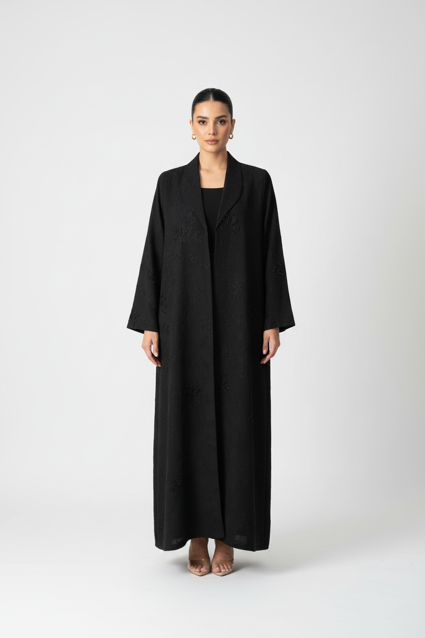 C 1967 Black Beaded Abaya