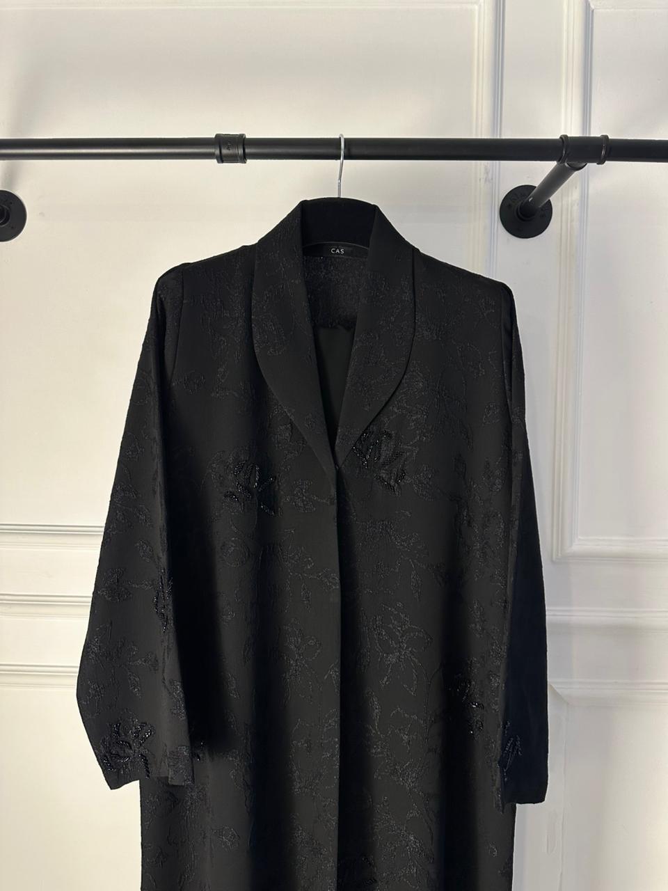 C 1967 Black Beaded Abaya