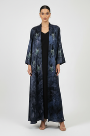 C 1976 Space Blue Beaded Abaya